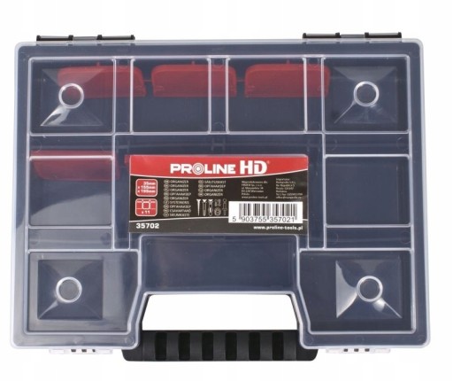 Organizér pre domácich majstrov 11 priehradiek 155x195 mm Proline