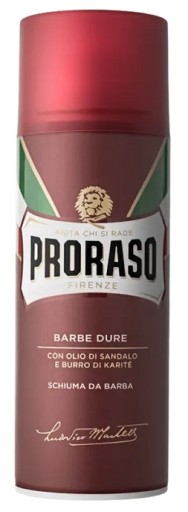 Proraso pena na holenie na tvrdé fúzy s bambuckým maslom 50 ml