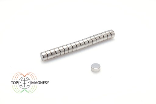 Neodymový magnet valcový MW 6x3 N38 10 ks