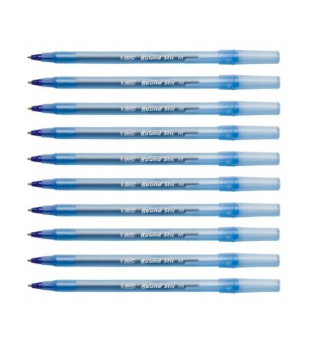 Perá BIC Round Stic Classic modré 10 ks.