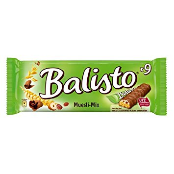 BALISTO OBRNNÉ TYČINKY MUESLI MIX Z NEMECKA