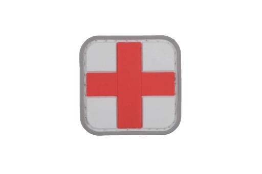 3D NÁPLATA MEDIC MEDIC CROSS GFC ČERVENÁ