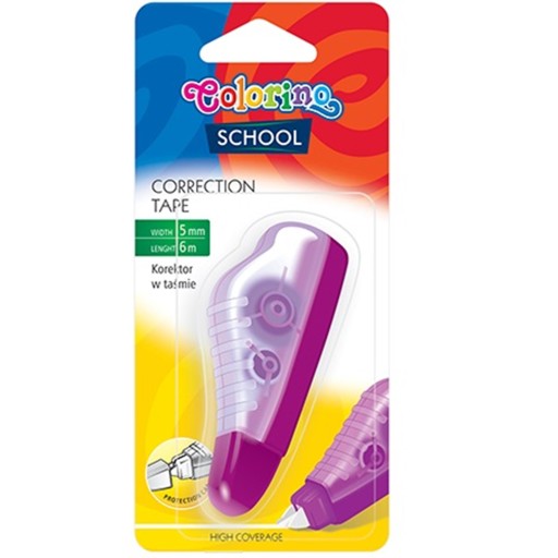 KOREKTOR V COLORINO PÁSKE 5 mm x 6 m ŠKOLA