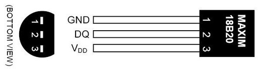 Snímač teploty DS18B20 TO-92