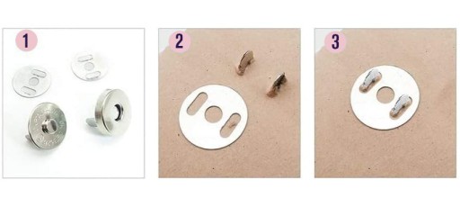 MAGNETICKÉ UZAVORENIE NA TAŠKU MAGNET NIKEL 18mm