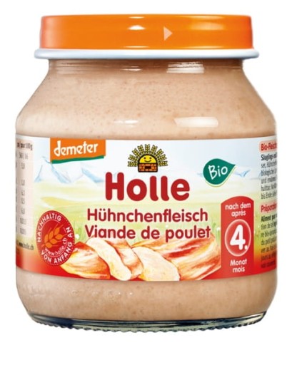 KURACIE MÄSO BEZ PRIDANÝCH CUKROV, BEZLEPKU OD 5 MESIACOV BIO 125 g (SOĽ)