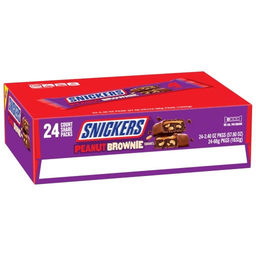Snickers Brownie s arašidovým maslom s príchuťou Brownie Arašidové maslo 34g z USA