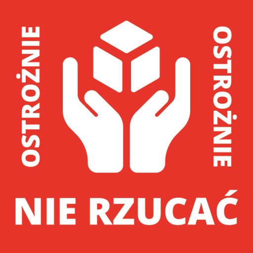 Nálepkové štítky POZOR NEVHADZUJTE 1000 ks
