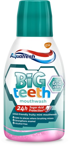 Ústna voda Aquafresh Big Teeth pre deti