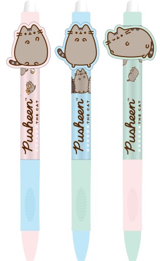 Vymazateľné pero s figúrkou PUSHEEN Ergonomická rukoväť St Majewski
