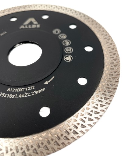 DIAMANTOVÝ DISK PRE ŽULU 125X1,4X10X22,23MM