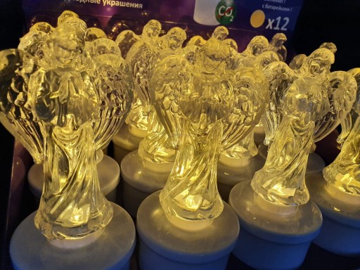SVIEČKOVÁ VLOŽKA DO LED SVIEČKY ANJELSKÝ CINTORÍN 15CM WW