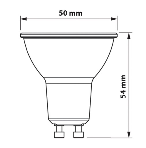 CorePro LEDspot GU10 3000K 4W žiarovka PHILIPS