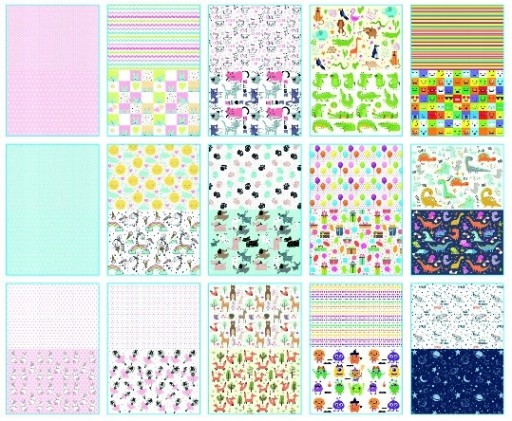 UMELECKÉ ČLÁNKY DEKORATÍVNY PAPIER BLOCK PAPIER
