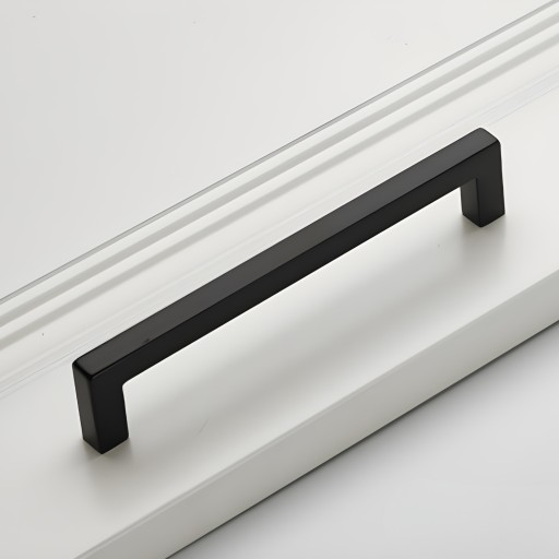 ÚCHYTKA KUCHYNSKÉHO NÁBYTKU, KOHOŽ, SKRIŇA, ZÁSUVKA, ÚCHYTKA NÁBYTKU, MATNÁ ČIERNA, 160 MM