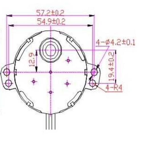 Mikrovlnný motor riadu TYJ50-8A7