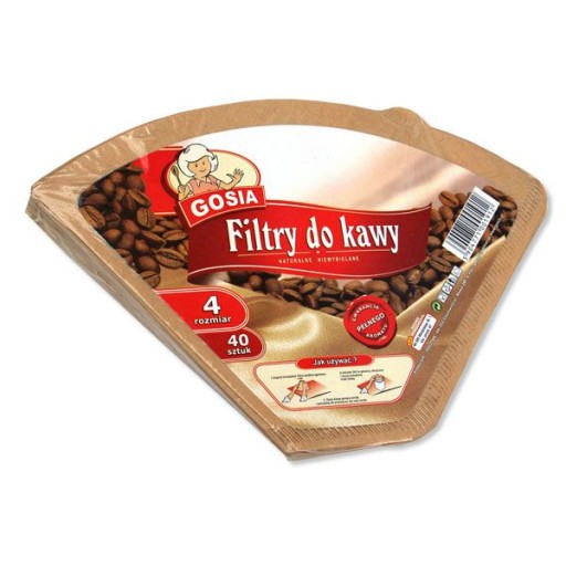 Papierové filtre do kávovaru, veľkosť 4, 40 ks