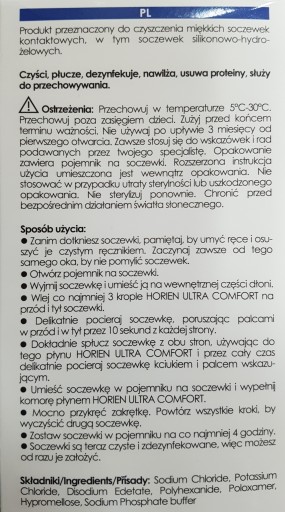 Horien Multi Purpose kvapalina na šošovky 120 ml