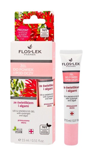 Floslek Pharma Gél so svetlíkom a riasami na viečka a pod oči 15ml