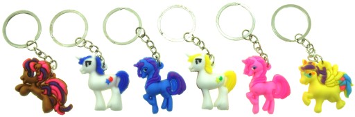 prívesok kľúčenka na batoh kľúče pony mix