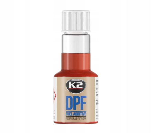 K2 DPF 50ML PALIVOVÁ PRÍSADA ČISTÍ DPF FILTER