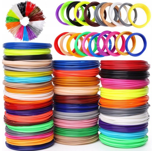 PLA FILAMENT PRE 3D NÁPLNE PERÁ 100M 20 MIX FARIEB