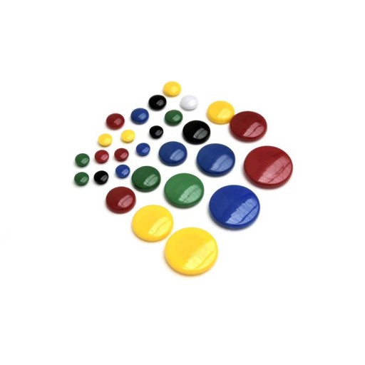 Magnety na tabuľu ARGO 30mm, balenie 5 ks - mix