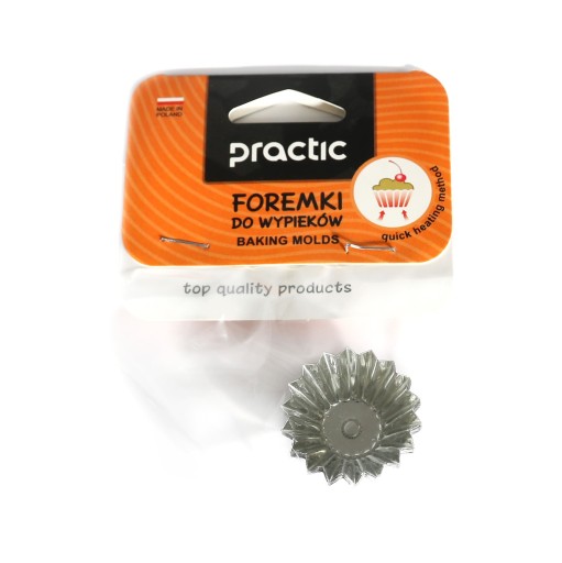 Kovové mini formičky na košíčky, priemer = 35 mm/6 ks