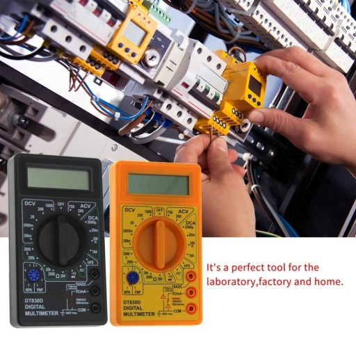 Multimeter DT-832 so signálom LCD