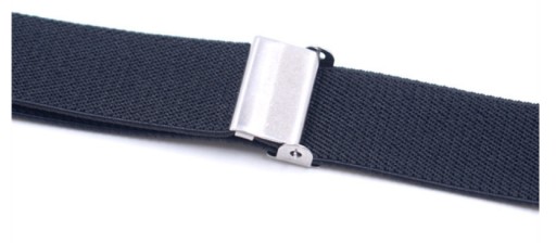 PÁSOK BEZ SPONY NA NOHAVICE, ELASTICKÁ GUMA, SIVÁ