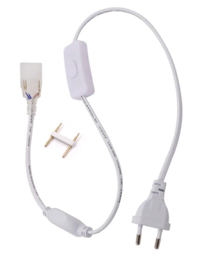 230V napájací kábel pre 6W LED pásik so spínaným napájaním