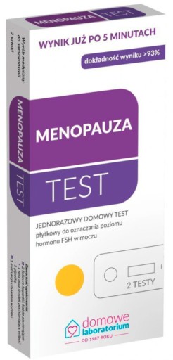 MENOPAUSE TEST hodnotenie hladín FSH hormónu 2 ks.