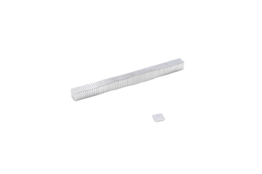 Neodymový tanierový magnet MPŁ 5x5x1 N38 50 ks.