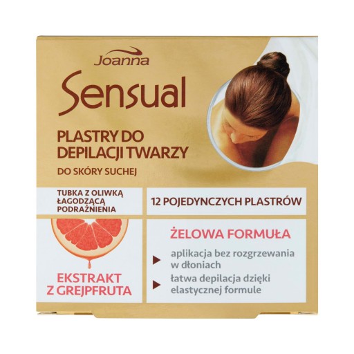 Joanna Sensual Facial depilačné pásiky na pokožku