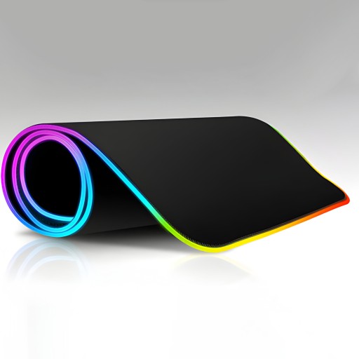 RGB LED USB HRANÁ PODLOŽKA PRE STOLÚ MYŠ SVIETENÁ 35x25cm