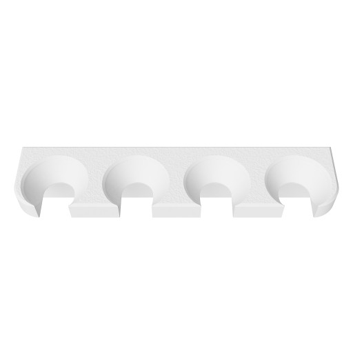 Držiak na 4 kefové hlavy, napr. ORAL-B