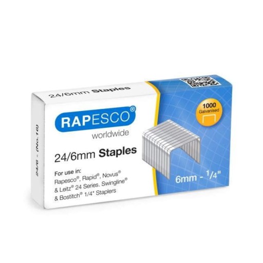 Sponky 24/6 Rapesco 1000 ks.