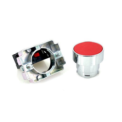 Červené ovládacie tlačidlo STOP 1xNC BA42 22mm