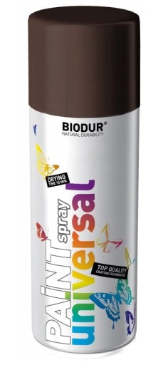 SMALTOVÁ FARBA SPREJ UNIVERZÁLNY AEROSOL BROWN MAT čokoládový sprej 400ml