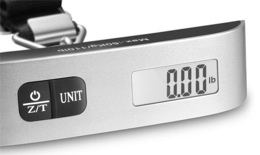 LETISKÁ VÁHA NA BATOŽINU TURISTICKÉ CESTOVNÉ VRECKO LCD 50kg + BATÉRIA