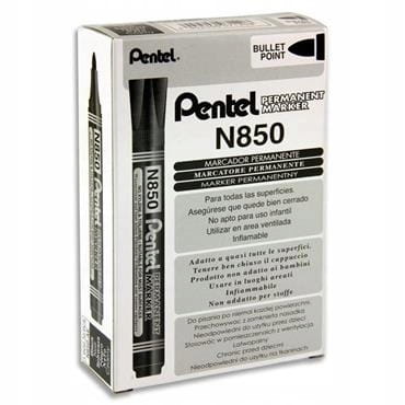PENTEL N850 PERMANENTNÝ ZNAČOVAČ okrúhly ČIERNA