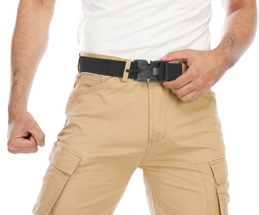 PÁNSKY TAKTICKÝ MILITARY MILITARY SURVIVAL MAGNETICKÝ PÁS NA NOHAVICE, SILNÝ