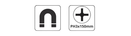 Skrutkovač CONSORTE Phillips Magnetický PREMIUM QUALITY PH3X150MM