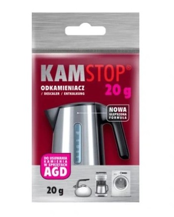 KAMSTOP práškový odstraňovač vodného kameňa 20g