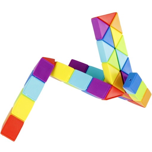 MAGIC PUZZLE RAINBOW SNAKE MAGIC SNAKE 48 EL FAREBNÝ