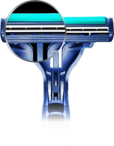 Holiace strojčeky Gillette Blue II Plus Chrome x7