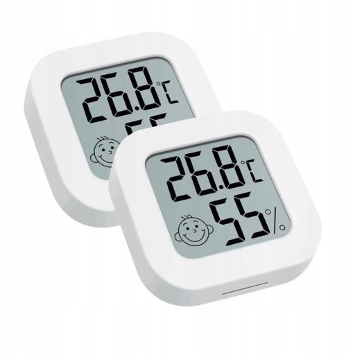 DIGITÁLNY TEPLOMER HYGROMETER IZBOVÁ METEOSTANICA POČASIE S DISPLEJOM