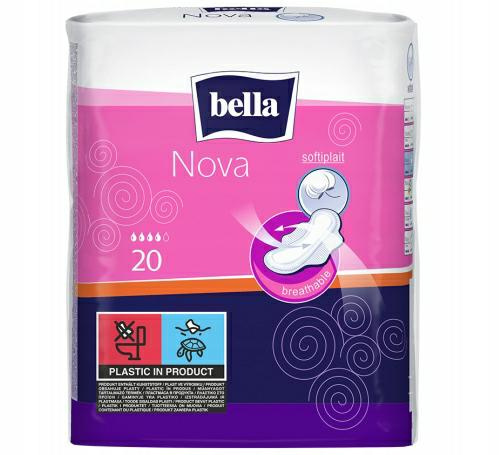 Hygienické vložky Bella s krídelkami, 20 ks.