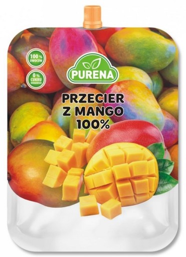 100% ovocné pyré z manga (pena) 350g