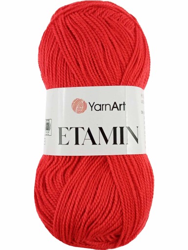 YarnArt Etaminová priadza 30 g 180 m farba 434 červená